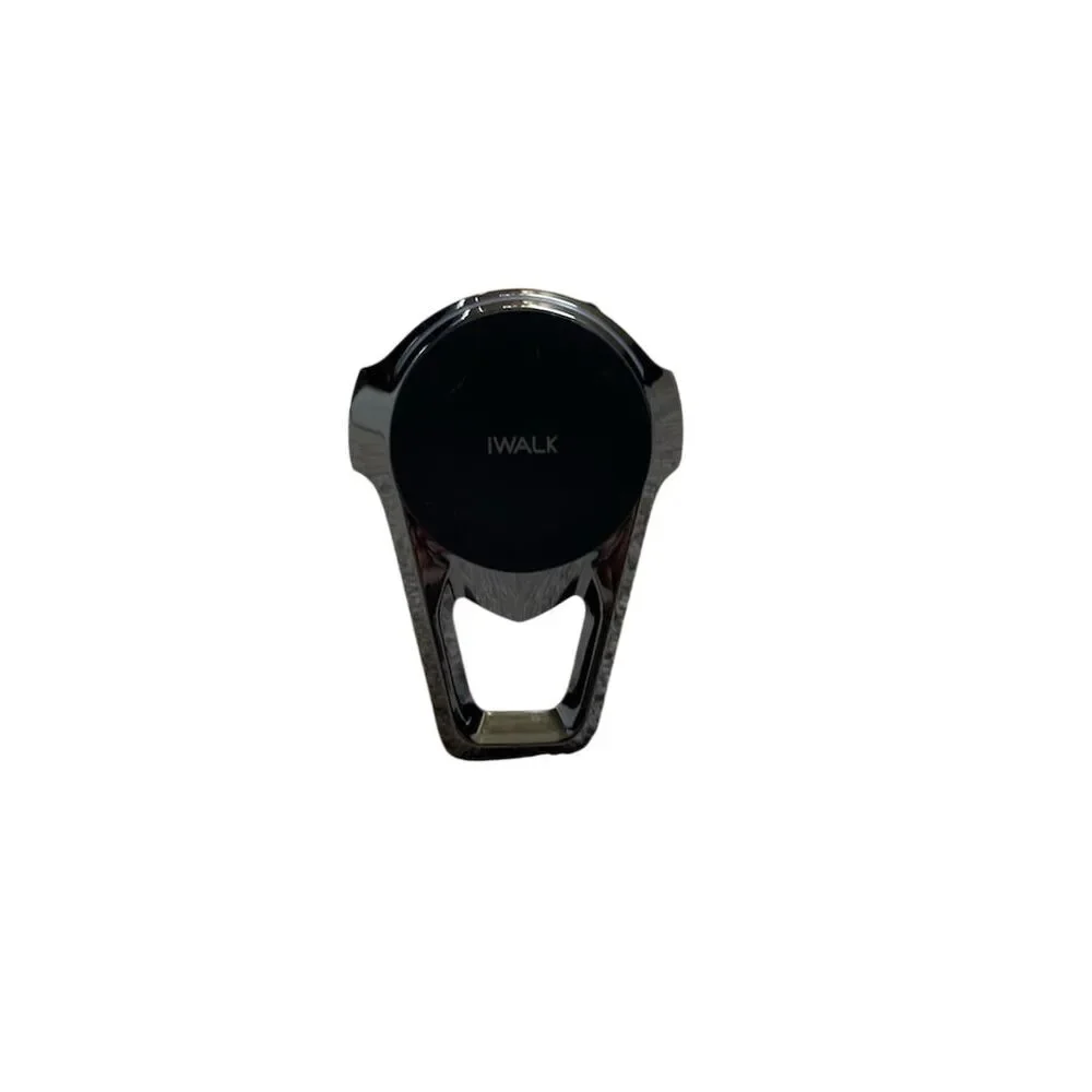 iWALK Magnetic Air Vent Phone Holder & Fast Wireless Car Charger Black